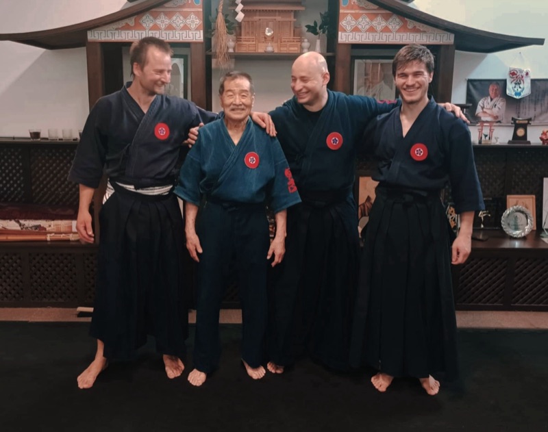 Velmistr Koshiro Tanaka a Filip Rubínek, 2022